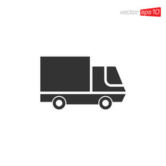 Truck Delivery Icon Design Illustration