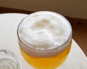 Beer .Soft drinks at the restaurants de la playa