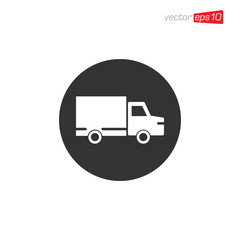 Truck Delivery Icon Design Illustration