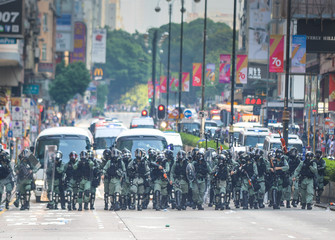 Naklejka premium Hong Kong Protest 2019