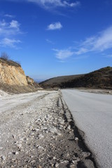 Abandoned stone quarry