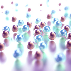 Elegant minimal background. 3d illustration, 3d rendering.