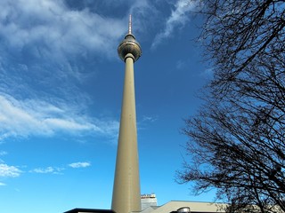 Landmark, TV Tower (Fernsehturm) in Berlin, Germany