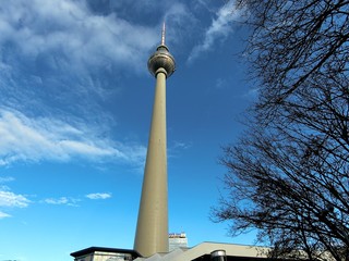 Landmark, TV Tower (Fernsehturm) in Berlin, Germany