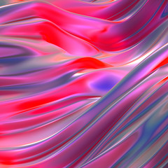 Beautiful luxury elegant backdrop with silk fabric drapery. 3d illustration, 3d rendering.