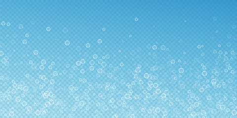 Soap bubbles abstract background. Blowing bubbles 