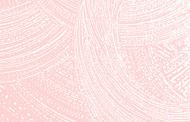 Grunge texture. Distress pink rough trace. Grand b