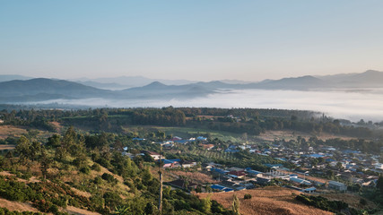 Town of Pai in the morning