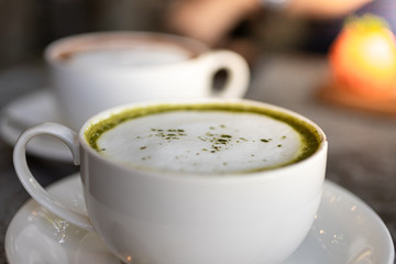 Coffee cup in the morning for charge your energy, image use for food and beverage business concept