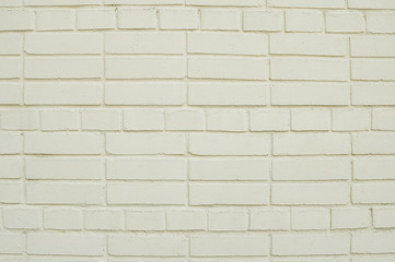 Old white brick wall background