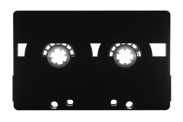 Vintage retro audio cassette. Analog music, entertainment and hipster concept.