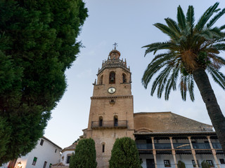 Bell tower of Santa Maria La Mayor, Ronda, Malaga Province, Spain