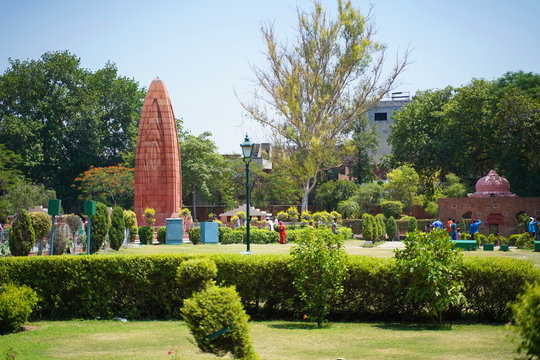 Amritser, Punjab / India - May 30 2019: Jallianwala Bagh is a public garden in Amritsar, and houses a memorial of national importance, established in 1951 by the Government of India,