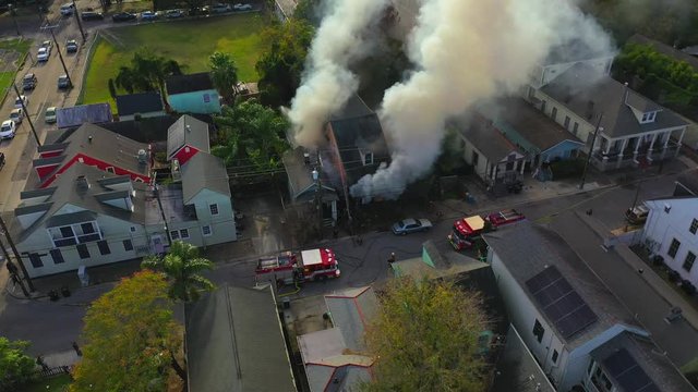 Major house fire in Hew Orleans, Louisiana