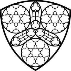Rose Window, Fig. 1, triangular 1, round 1