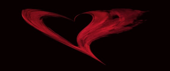 Pattern abstract Graphics Heart Valentine red design texture art Black background illustration