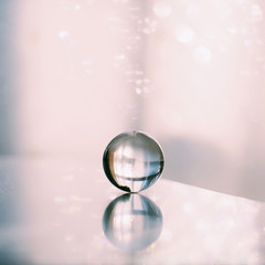Fototapeta na wymiar Clean glass beads
