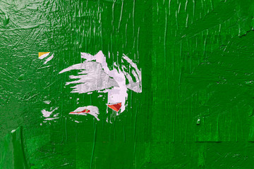 urban background with torn street posters