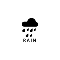 cloud and rain icon