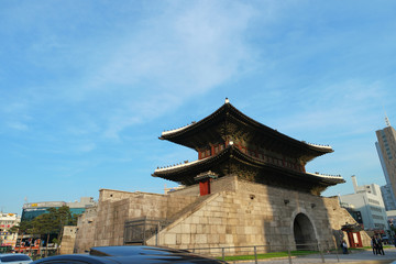 castle door in SEOUL, KOREA