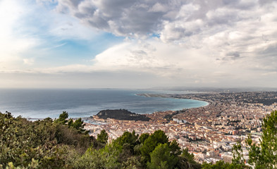 Obraz premium Nice et la baie des anges