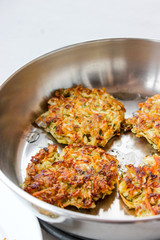 Fried cabbage fritters
