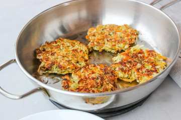Fried cabbage fritters