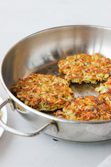Fried cabbage fritters