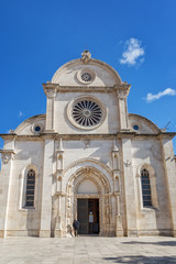 The Cathedral of St. James (Croatian: Katedrala sv. Jakova) in Sibenik, Croatia
