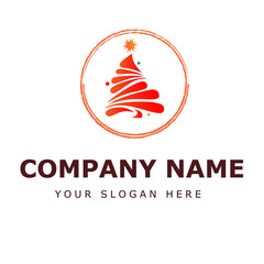 christmas  logo for company