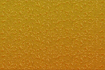 Vintage ornamental pattern. Metallic Background. Wall paper.