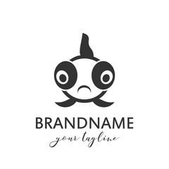 Fish logo vector template, suitable for fishing, restaurant seafood, market shop, business store, aquatic mascot and environment icon. Illustration of graphic flat style