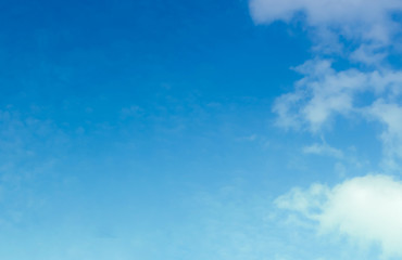 blue sky with beautiful natural white clouds