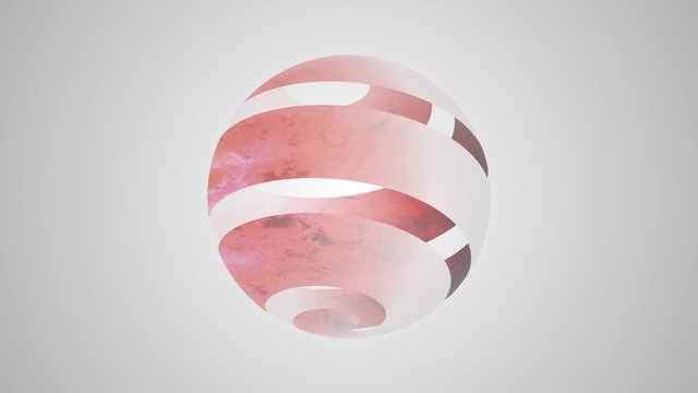 sph&egrave;re, boule 3d animation business affaire logo