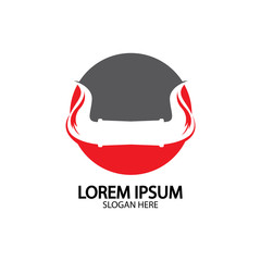 Bull horn logo and symbol template icons app