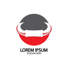 Bull horn logo and symbol template icons app