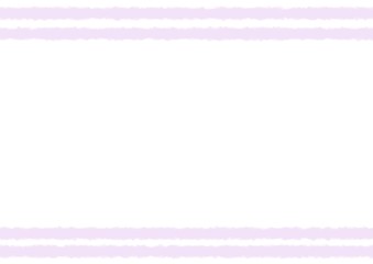 Soft Pink Digital Watercolor Texture Parallel Border Frame Isolated on White Background with copy space. 