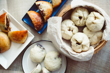 Gourmet pastry assortment 
