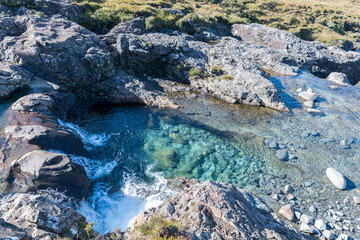 The Fairy Pools on the Isle of Skye in Scotland