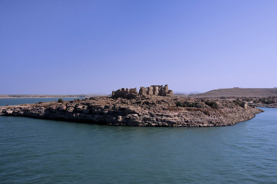 Tempel von Kasr Ibrim am Nasser See, &Auml;gypten