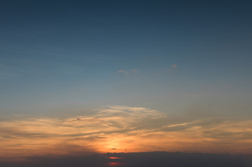 sunset sky