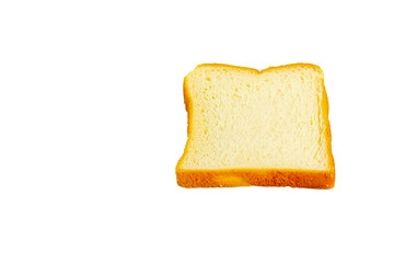  ​​bread Sliced isolated on white background