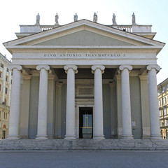 Fototapeta na wymiar Church San Antonio in Trieste Italy