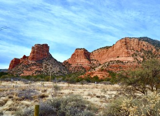 Fototapeta na wymiar Red Rocks of Sedona Arizona
