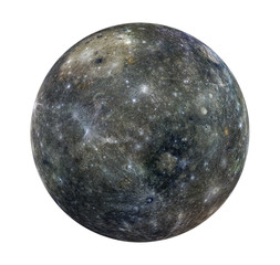 Planet Mercury Isolated