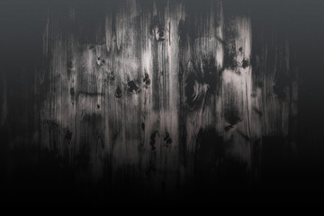 Abstract black&white of old wood planks texture,vintage film style,old retro wall style for Vignette,Concept dark tone,Ghost story