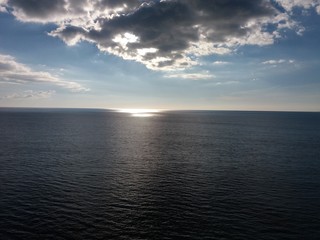 Obraz premium sunset over the sea