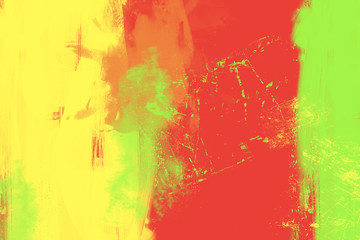 Obraz premium Abstract oil painting on black background