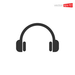 Headphone Icon Design Vector