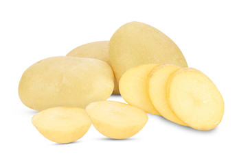 potato isolated on white background